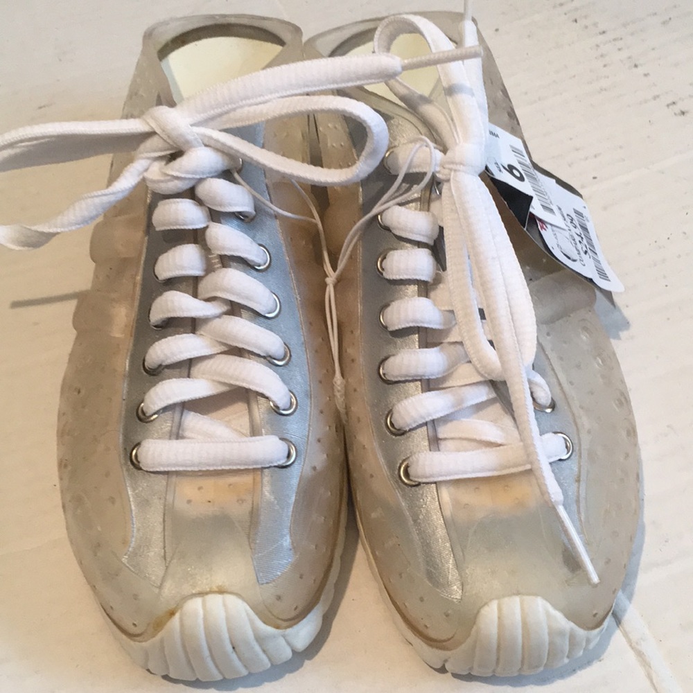 NWT Footstar open back sneakers